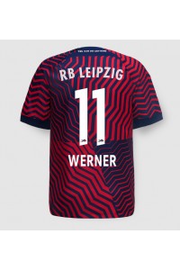 RB Leipzig Timo Werner #11 Jalkapallovaatteet Vieraspaita 2023-24 Lyhythihainen